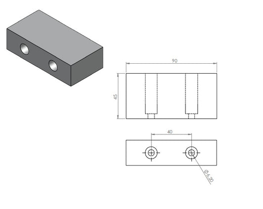 Titanium Plate for Scrape Bar